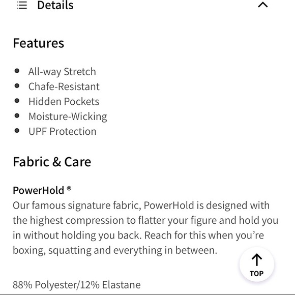 Fabletics NWT High-Waisted PowerHold Legging Small - Picture 5 of 5